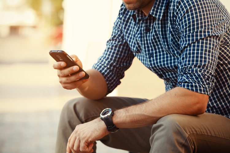 dental prospect on smart phone